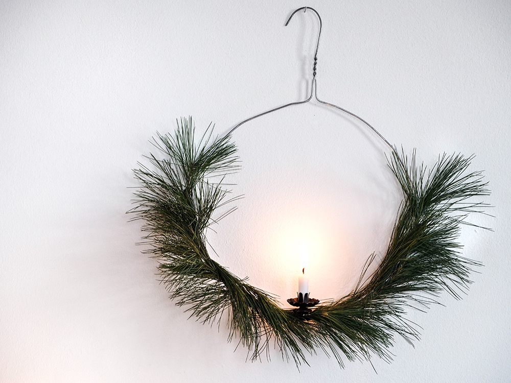 easy DIY christmas wreath - www.craftifair.de