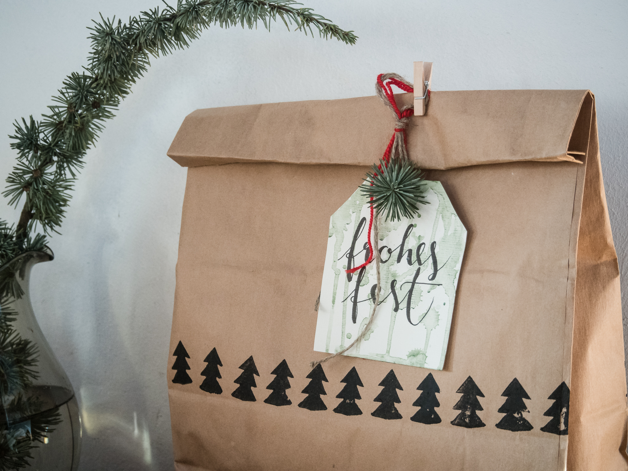 DIY christmas giftbags & gifttags